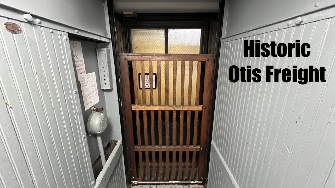 Historic Otis Traction Freight Elevator in St Louis, MO