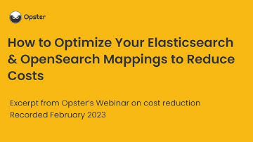 How to Optimize Your Mappings to Reduce Elasticsearch & OpenSearch Costs