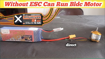 Without ESC Can Run Bldc Motor Drone Motor Without ESC | Experiment
