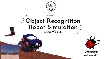 Object Recognition Robot Simulation using Webots || CSE461
