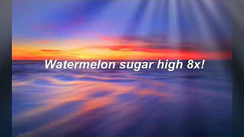 Harry Styles-Watermelon sugar(Lyric)