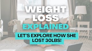 Let’s Explore How She Lost 30 lbs!