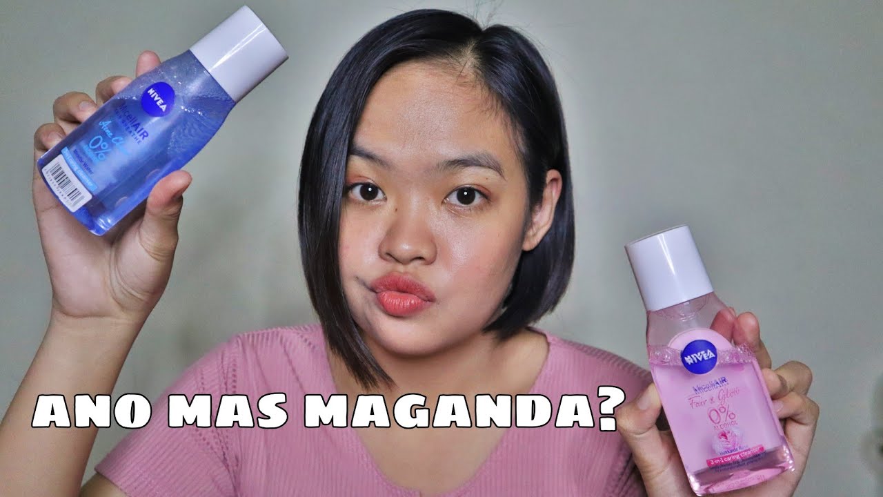 NIVEA MICELLAIR ACNE CLEAR VS NIVEA MICELLAIR FAIR & GLOW REVIEW / SINO KAYA MAS MAGANDA?