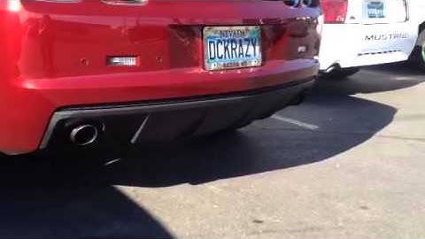 2010 Chevy Camaro V6 with Magnaflow Round Mufflers Installed