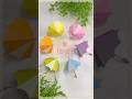 梅雨の折り紙 簡単 折り紙1枚で作る立体で可愛い傘 umbrella