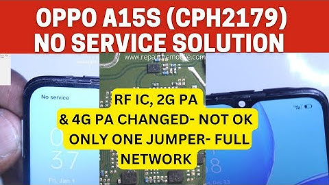 Oppo A15s No Service, Emergency calls only Solution