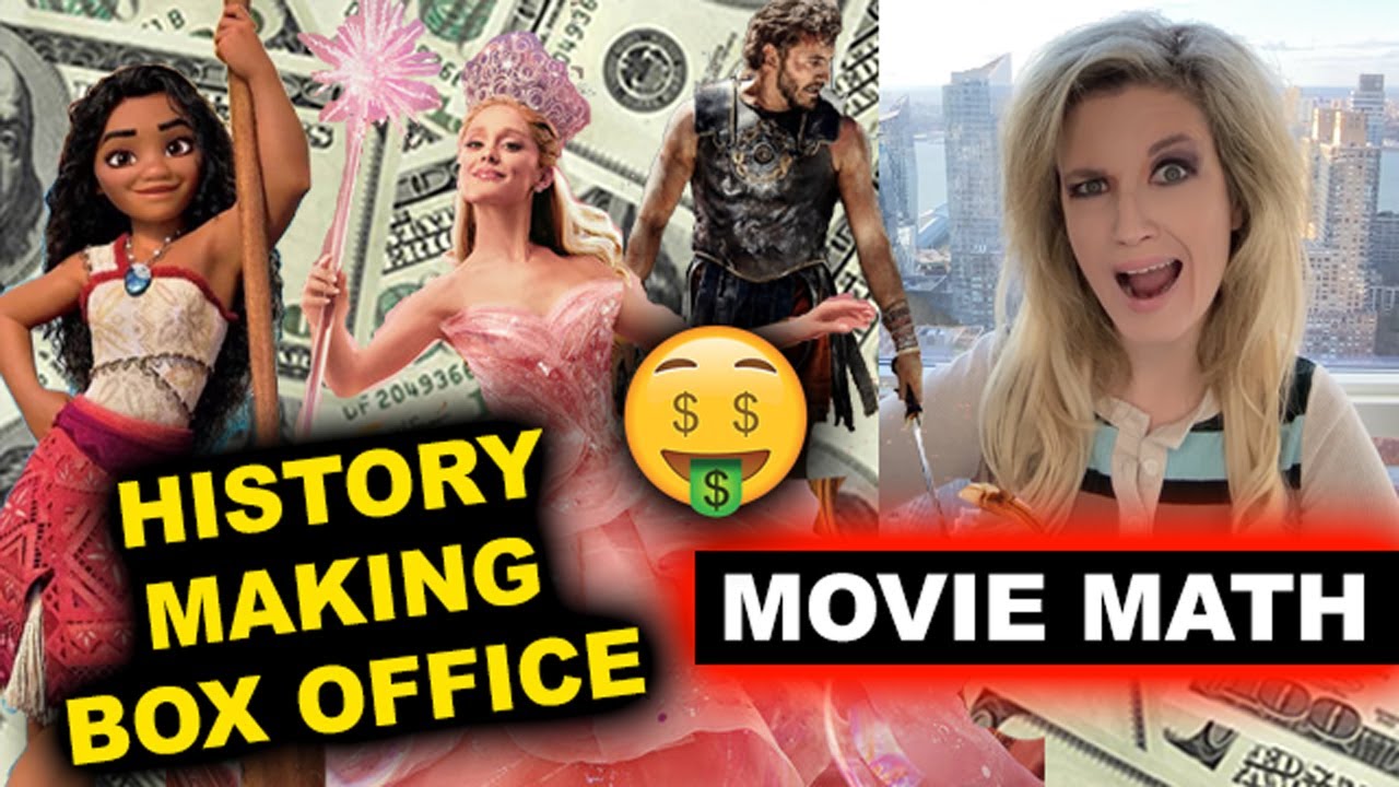 2024 Box Office Moana 2 Opening Weekend, Wicked & Gladiator 2 Second