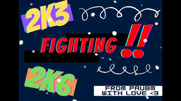 Chúc 2K3 và 2K6 thi tốt nhé!