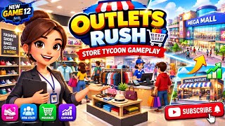 Outlets Rush Gameplay 🛍️🔥 | Store Management & Tycoon Game | New Games 12
