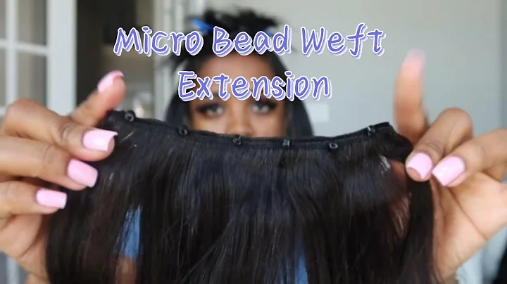 So Easy Micro Bead Weft Hair Extensions On Home ft.Ywigs