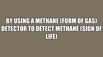 methane detection