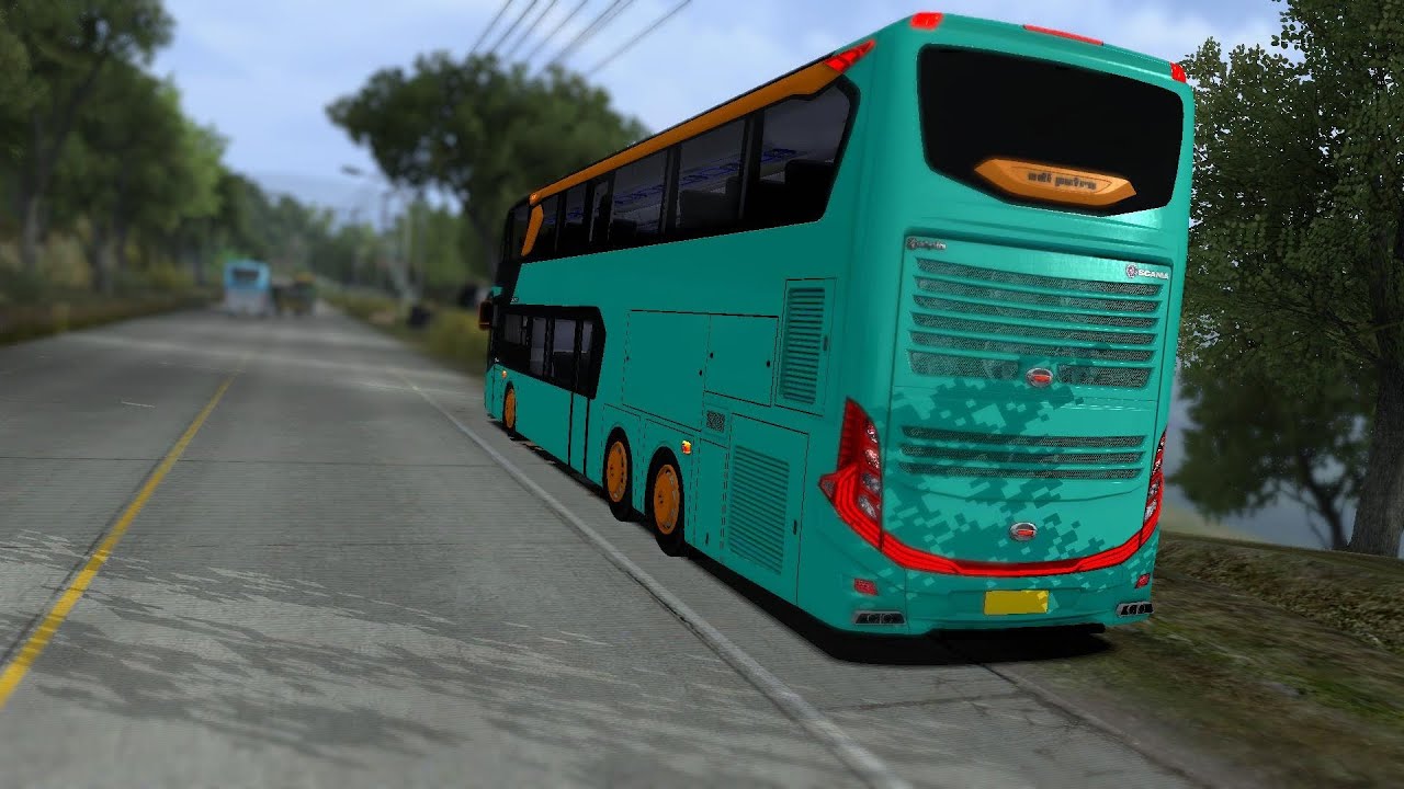 Bus simulador indonésia - viagem para vulcão 🌋 , turismo # Roamotora oficial.