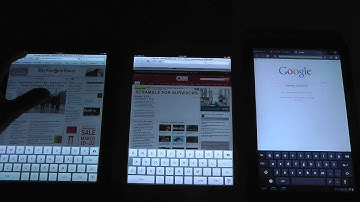 iPad vs iPad 2 vs Motorola Xoom Browser Fight
