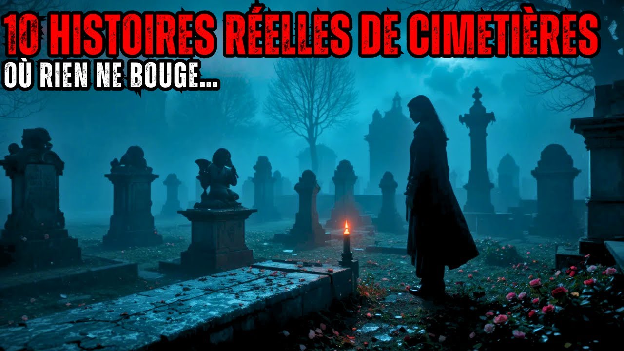 10 histoires réelles de cimetières où rien ne bouge… après minuit, pourtant tout regarde
