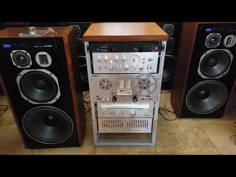 Pioneer SA-9500II & S-1010 Speakers - Song Test While Assembling For Customer