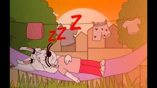 Comedy World Ruby Taking A Nap In The Sunset