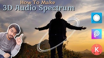 HOW TO MAKE 3D AUDIO SPECTRUM | In Hindi | KineMaster Tutorial | The TecNIL