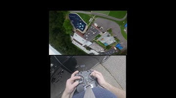 Big Power-Loop into a Tight Gap + Practicing Inverted Yawspins #fpv #fpvdrone #fpvfreestyle