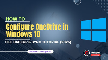 23 | Configure OneDrive in Windows 10 | File Backup & Sync Tutorial (2025)