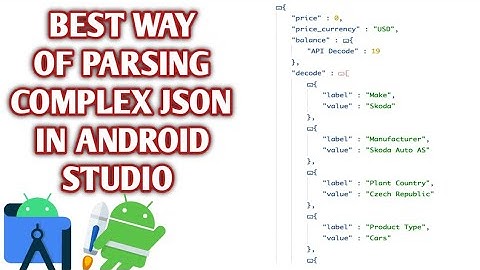 Android Studio JSON parsing tutorial - Complex Json Parsing Android Studio