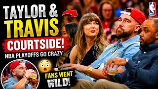 Taylor Swift & Travis Kelce SHOCK NBA Fans Courtside 😱🏀 | Drilled USA 