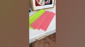 Adjustable StretchableInterlocking Drawer Clapboard Divider | DIY Drawer Organizer #shorts #home