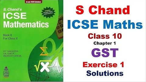 S Chand ICSE Solutions for Class 10 Maths Chapter 1 GST Exercise 1 AMBPi-1