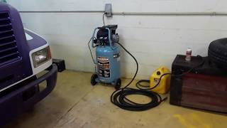 Harbor freight brand McGraw 20 gallon air compressor