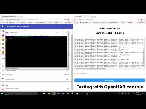 DomoticsDuino - Home Automation System - Testing MQTT and OpenHAB 2 with SONOFF DomoticsDuino - Home Automation System - Testing MQTT and OpenHAB 2 with SONOFF