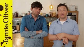 Jamie Oliver's fantastic cheesy pasta with Alex James from Blur