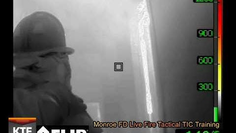 Monroe FD Live Fire TIC Class Enhanced Stream Placement