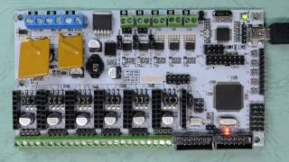 Rumba 3D printer Control board Uploading firmware after the repair (replacement) of quartz crystal