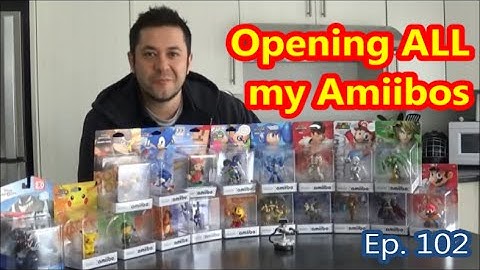 OPENING ALL MY AMIIBOS and how to save the boxes