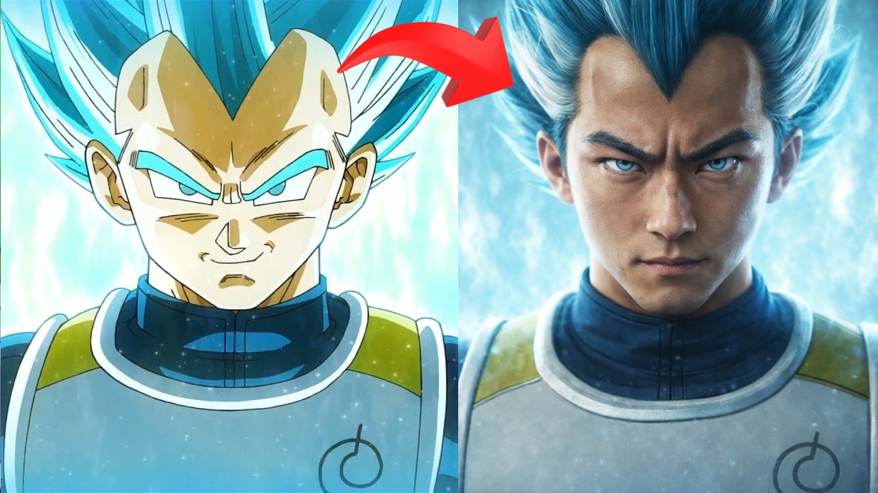 DRAGON BALL Z: Anime VS Real Life PART 3 of 3 | Goku Vegeta Frieza AI Realistic Transformation