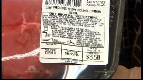 NBC Nightly News 2013 09 18 Food Labels