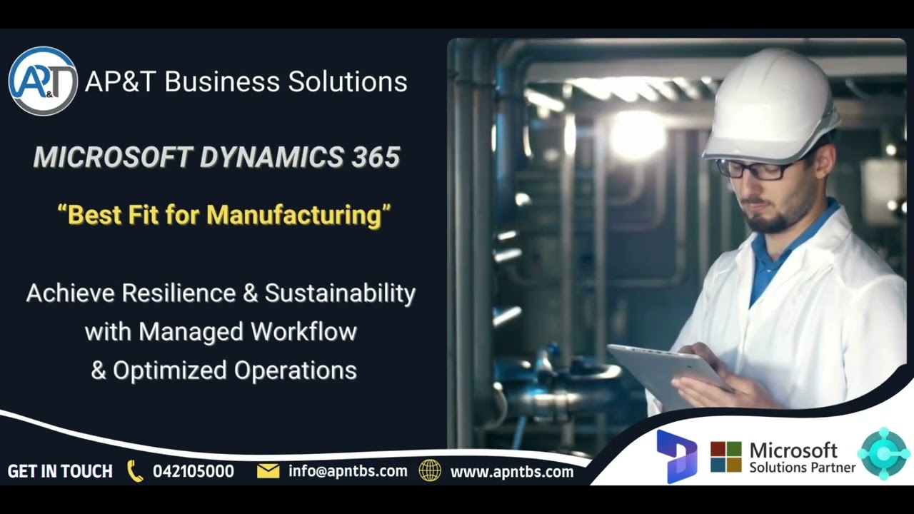 Best  ERP for Manufacturing industry  | TOP 10 Microsoft solutions partner in UAE| MS Dynamics 365