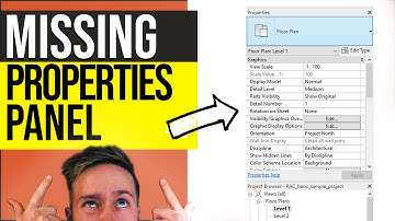 Revit Properties Panel Missing - How to Bring Back the Properties Panel in Revit