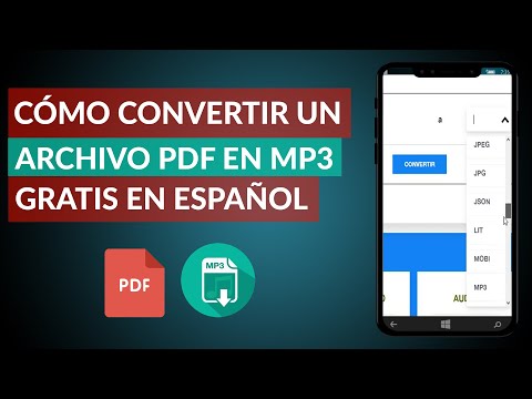 Cómo Convertir un Archivo PDF a MP3 en Español Online