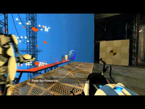 Portal 2 Co-op solution for: mp_coop_paint_red_racer