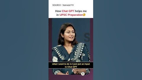 AIR 2 Harshita Goyal🔥⚡ UPSC 2024 Topper| Chat GPT for UPSC | Full Video by Sansad TV #studybooster4u
