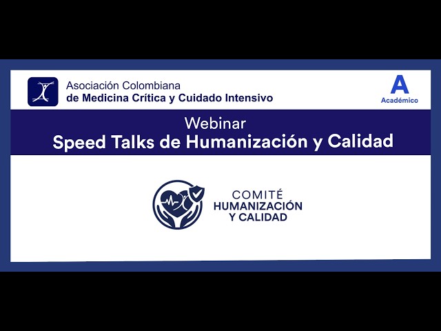 Webinar: Speed Talks de Humanización y Calidad - 10 de junio 2026