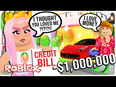 Gold Digger Boyfriend Stole My Credit Card And Went On A - best roblox rp names robux hack meep city