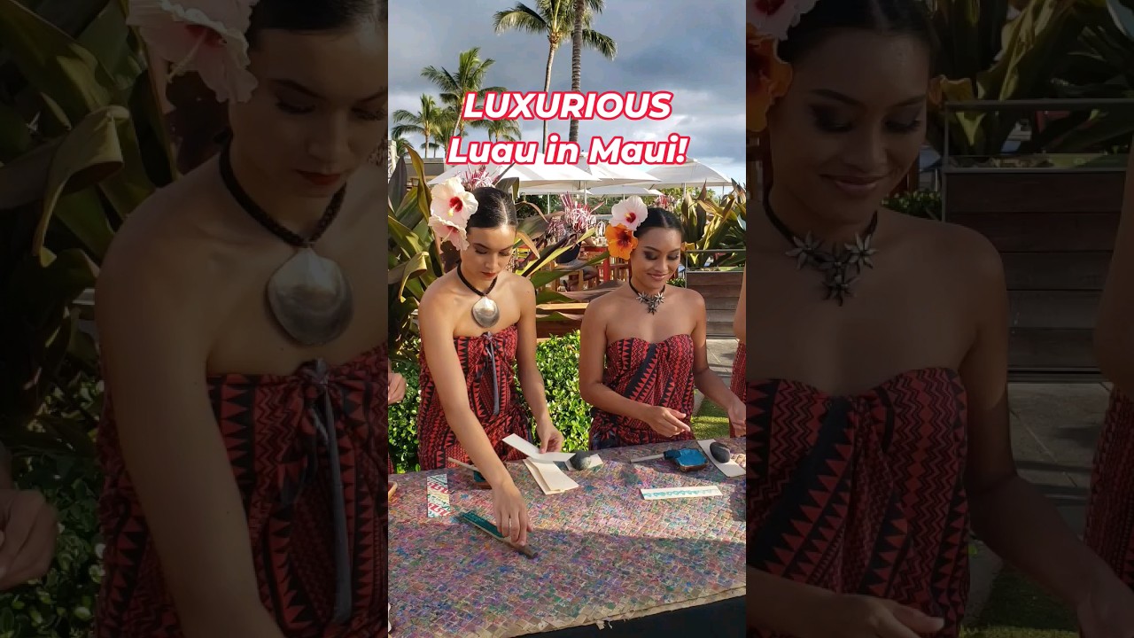 Самый высококлассный Луау на острове Мауи в Те Ау Моана!