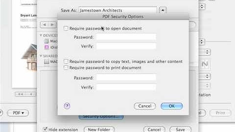 Apple Quick Tips - Securing PDFs