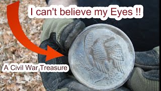 Metal detecting- A Civil War Treasure !!