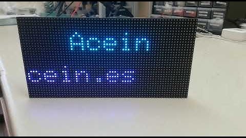 Panel led control aforo