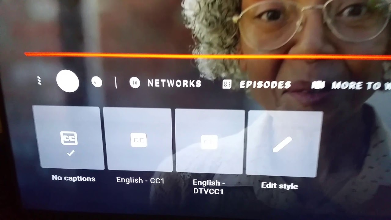 tv with closed captioning