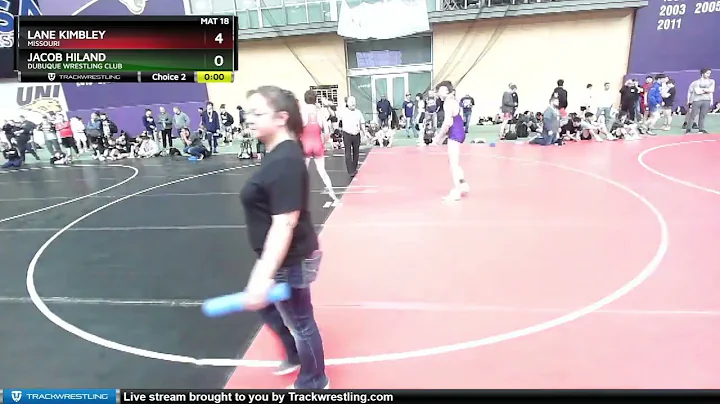 138 Lbs Cons. Round 1 - Lane Kimbley, Missouri Vs ...