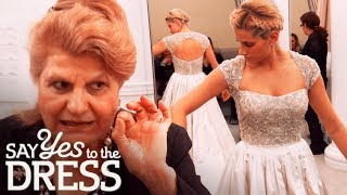 Bride Can't Move Her Arms in Her Wedding Dress! | Say Yes To The Dress