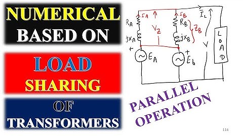 Lecture-26 Numerical Based On Load Sharing #gate #eee #parallel #transformers #machines#videos